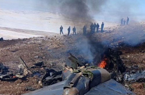 İrana məxsus hərbi təyyarə qəzaya uğrayıb