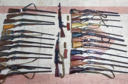 Lənkəranda fabrikin həyətindən silah-sursat tapılıb