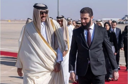 Qətər əmiri Əl Tani Suriyaya səfər edən ilk lider olub