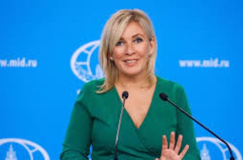 Mariya Zaxarova erməni jurnalistin təxribat xarakterli sualına sərt cavab verib