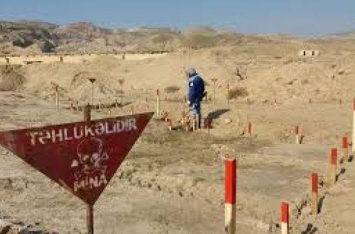 Ötən ay azad edilən ərazilərdə 3583,8 hektar minalardan təmizlənib