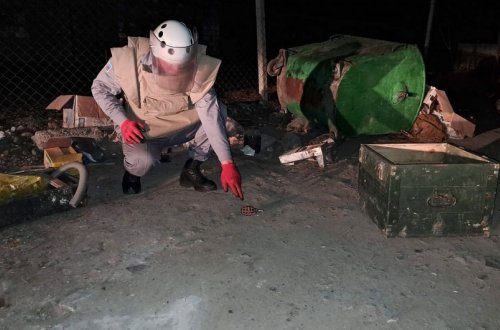 Qazaxda qumbara tapılıb