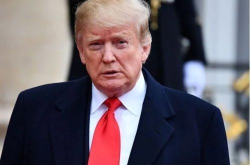 Kanadadan Trampa cavab: Havada Kanada bayrağı çəkdilər