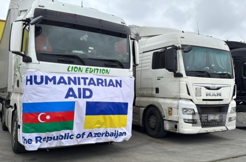 Azərbaycandan Ukraynaya növbəti humanitar yardım yola salındı