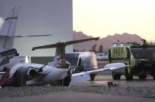 Amerikalı müğənninin təyyarəsi eniş zamanı eniş zolağından çıxıb, 1 nəfər ölüb