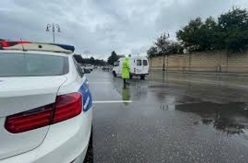 DYP yağışlı hava ilə bağlı hərəkət iştirakçılarına xəbərdarlıq edib