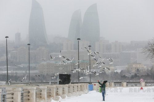Sabah Bakıda qar yağacaq