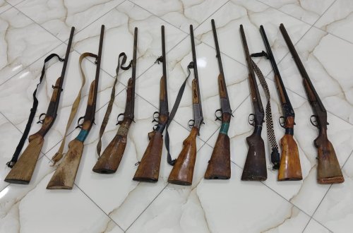 Xəzər rayonu ərazisində silah-sursat aşkarlandı