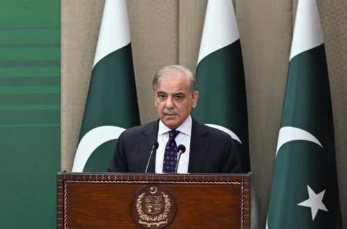 Pakistanın Baş naziri Məhəmməd Şahbaz Şərifin rəsmi qarşılanma mərasimi olub