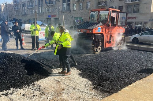 Magistral su xəttində baş verən qəza tez bir zamanda aradan qaldırıldı