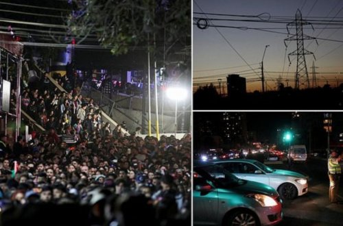 Milyonlarla insan qaranlıqda qaldı - Çilidə fövqəladə vəziyyət elan edildi