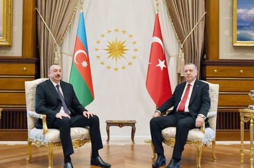 İlham Əliyevdən Ərdoğana: Sizin rəhbərliyinizlə Türkiyə dünyanın ən qüdrətli dövlətlərindən birinə çevrilib