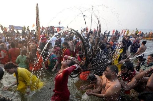 Hindistanda festival rekord qırdı: 640 milyon insan iştirak etdi