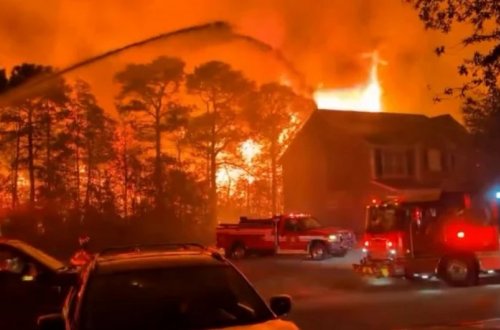 Cənubi Karolina meşə yanğınlarına görə fövqəladə vəziyyət elan edib