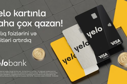 Yelo kart sahiblərinə daha çox qazanc imkanı!