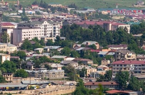 Xankəndidə separatçıların yuvası SÖKÜLÜR - VİDEO