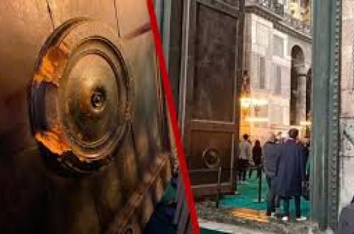 Ayasofya Məscidinin qapısını qıran şəxsə hökm oxundu