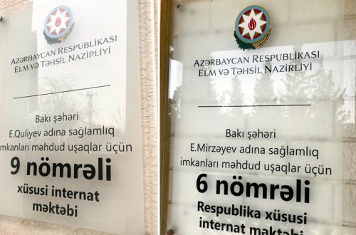 Xüsusi internat məktəblərində nöqsanlar aşkarlanıb