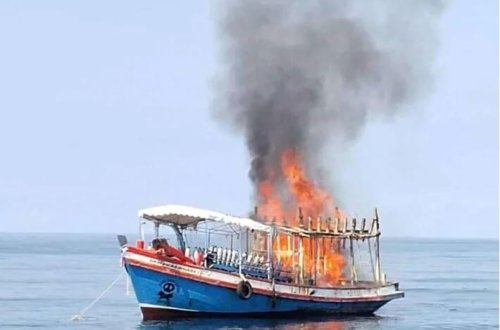 Dalğıc gəmisi yandı, İngilis turist həyatını itirdi