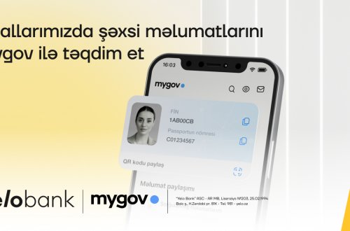 Yelo Bank filiallarında rəqəmsal şəxsiyyət vəsiqəsi ilə xidmətlərdən faydalanın