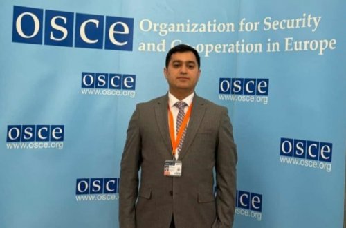 QHT sədri ATƏT-də Ermənistanın mina terrorunu və dezinformasiya siyasətini ifşa etdi - FOTOLAR