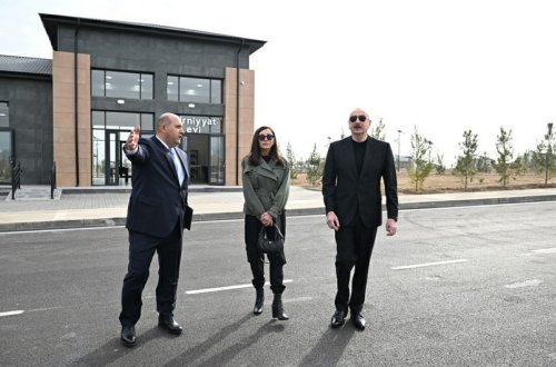 İlham Əliyev: Ağdam şəhəri və rayonun bütün kəndləri mənfur düşmən tərəfindən tamamilə dağıdılmışdı