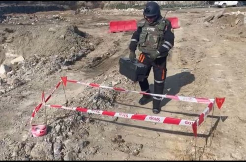 Bakıda partladıcı və iki əl qumbarası aşkarlanıb