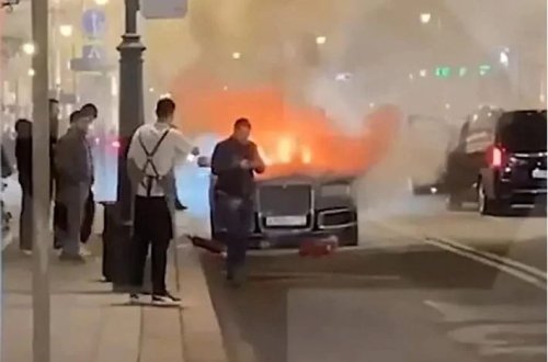 Putinin limuzinində partlayış baş verib