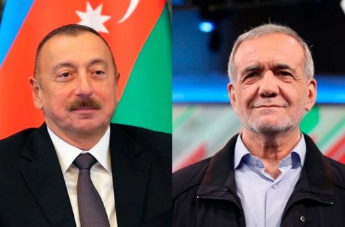 Prezident İlham Əliyevlə Məsud Pezeşkian arasında telefon danışığı olub