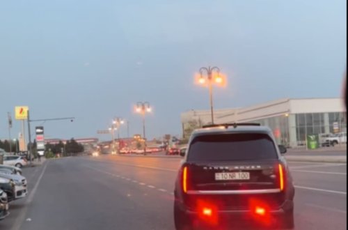 Bakıda 400 minlik maşın əks istiqamətdə sürülərək təhlükə yaratdı - VİDEO