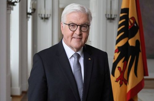 Almaniya Prezidenti Şəhidlər xiyabanını ziyarət edib