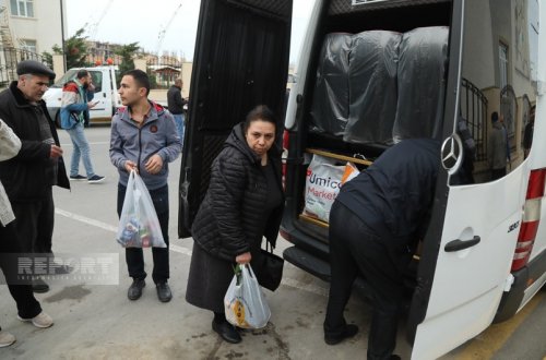 Sarıcalı kəndinə köçən ailələrə evlərin açarları təqdim edilib