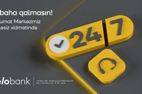 Yelo Bank-ın Məlumat Mərkəzi artıq 24/7 xidmətində!
