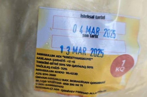 Bitki tərkibli yağ nehrə yağı adı ilə satılırmış - Fotolar