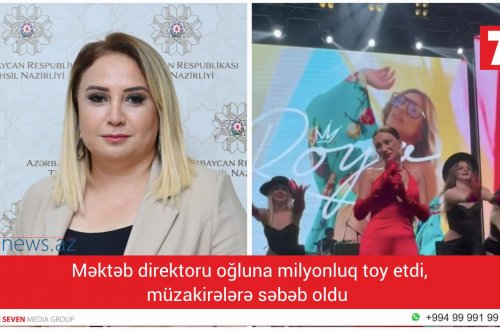 Məktəb direktoru oğluna milyonluq toy etdi, müzakirələrə səbəb oldu - FOTOLAR