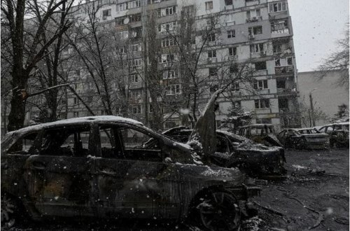 Rusiyadan Ukraynaya pilotsuz təyyarə hücumları: 12 yaralı