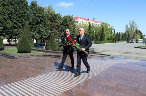 Azərbaycan Dövlət Su Ehtiyatları Agentliyinin sədri  Şəmkirdə vətəndaşlarla görüşüb