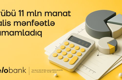 Yelo Bank birinci rübdə pozitiv artım dinamikası nümayiş etdirib