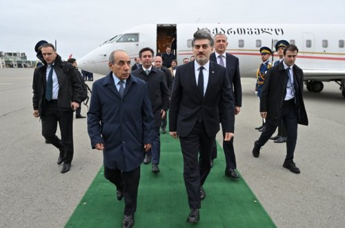 Gürcüstan Prezidenti Azərbaycana rəsmi səfərə gəlib