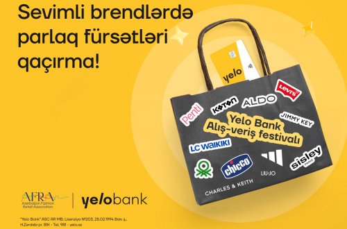 Yelo Bank alış-veriş festivalı davam edir!