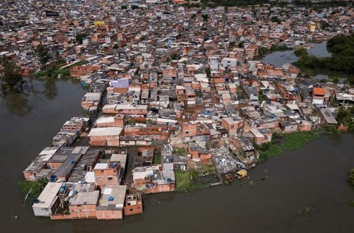 San-Pauluda daşqınlar səbəbindən 37 mindən çox ev işıqsız qalıb