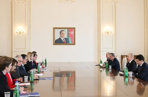 Prezident İlham Əliyev Aİ-nin ali nümayəndəsi Kaya Kallası qəbul edib