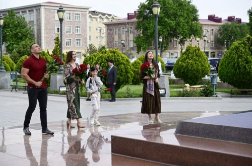 Leyla Əliyeva və Arzu Əliyeva Naxçıvana səfər ediblər - FOTOLAR