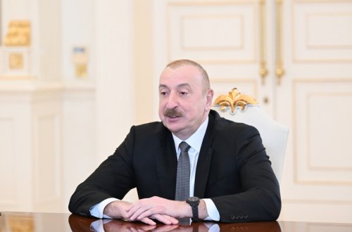 İlham Əliyev: Azərbaycanda millətlərarası sülh və qarşılıqlı dəstək hökm sürür