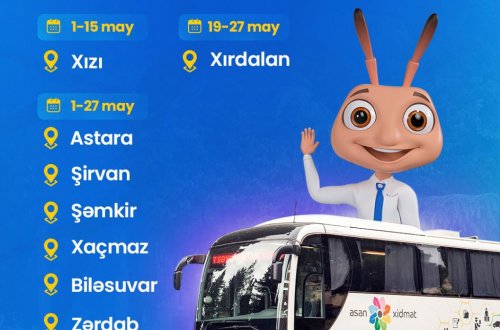 Səyyar ASAN xidmət davam edir