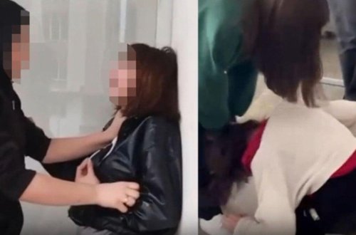 Məktəbdə VƏHŞİLİK - 7 nəfər yığışıb 15 yaşlı qızı döydü