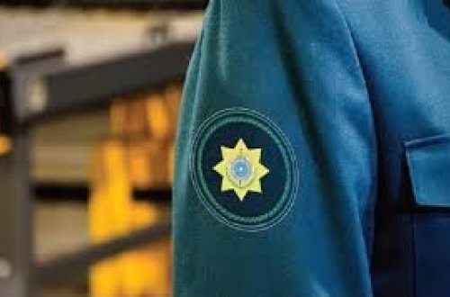 Azərbaycanda xidmətə yeni qəbul olunmuş gömrükçülər and içib