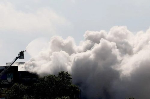 Kimya zavodunda yanğın zəhər yaydı: 150 min adama xəbərdarlıq