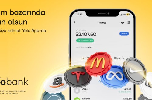 İnvestisiya imkanı artıq Yelo App-də!