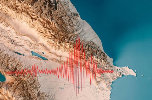 Xəzərdə zəlzələ olub